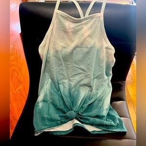 Girls tank top with knot in front